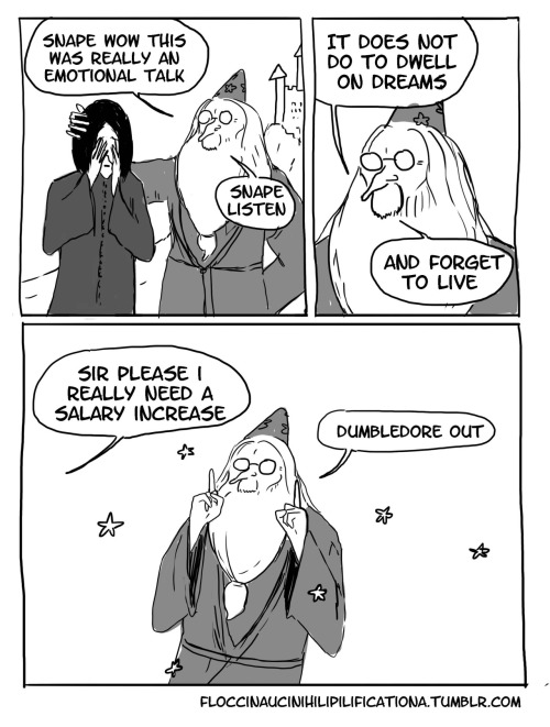 hexedh3art:Dumbledore don’t give a fuck.