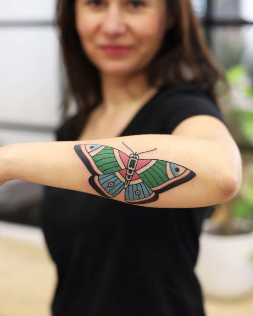 Butterfly for Anna Thx #patrykhilton #butterflytattoo #handmade #tattoos #madeinbydgoszcz #tatuazepo