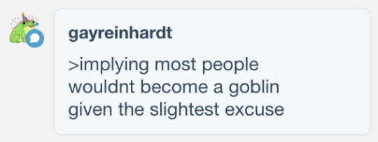 cephalotodd:  cephalotodd: villain origin stories are so fucking funny. like oh i accidentally got lizard genes in my me guess i should get a sick hoverboard and fly around throwing bombs at people and screeching. my name is green goblin now. it’s the