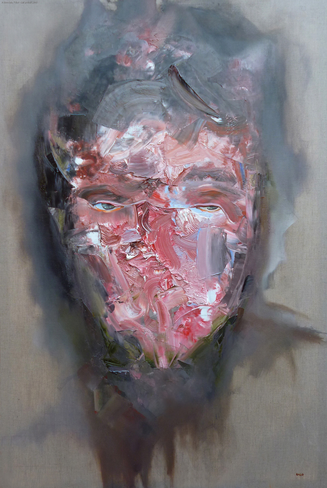 red-lipstick:  Steve Salo aka Stephán Salo (Australia) - Rise - Self Portrait, 2014