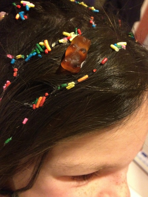 Vanellope&rsquo;s candy hair.