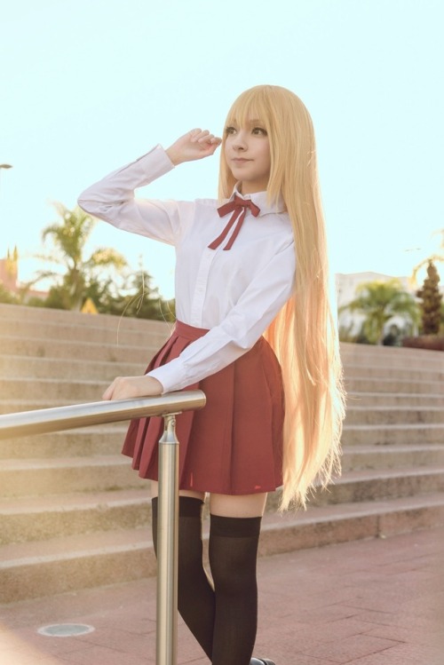 @maysakaali cosplaying #Umaru chan !!!!! &gt;&gt;so,  we had a lot of fun in this shooting, even wit