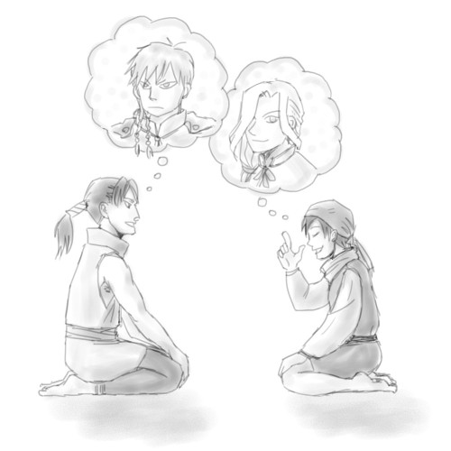 Isfan And Alfreed Telling Each Other About Their Favorite People. 