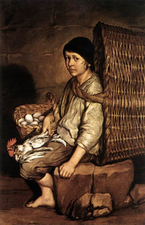 3.Giacomo CerutiBoy with a Basket1745, oil on canvas, Pinacoteca di Brera, Milan