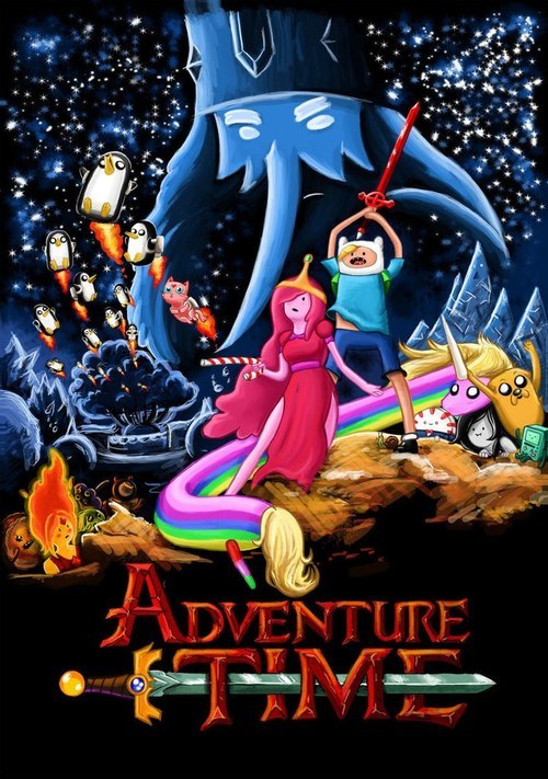 adventure-time-and-hippie-time:  Just some of the Adventure Time Crossovers I’ve found :’) 