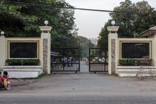 Although the government now claims that there are no political prisoners here anymore, Insein Prison