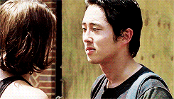 peggycaarter:Glenn, it’s pretty obvious to everyone Maggie loves you, and not just because you’re on