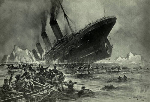 todayinhistory:April 14th 1912: Titanic hits an icebergOn this day in 1912, at 11.40pm, the RMS Tita