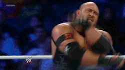 When those straps come down you know Ryback