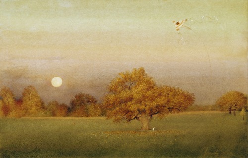 Princeton Battlefield Oak.Art by Gennady Spirin.( born on 1948).