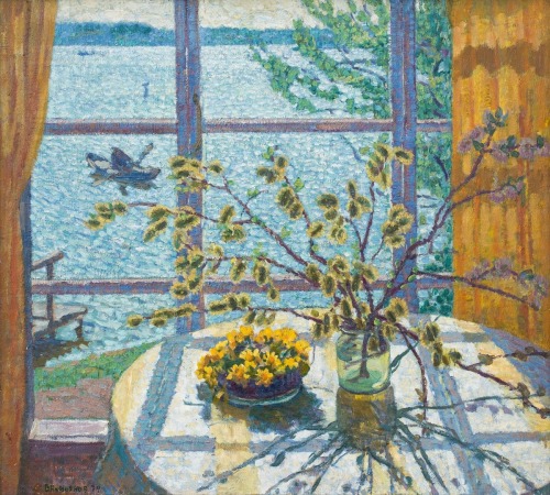 “Spring Willows” by Viktor Nepyanov (1974)