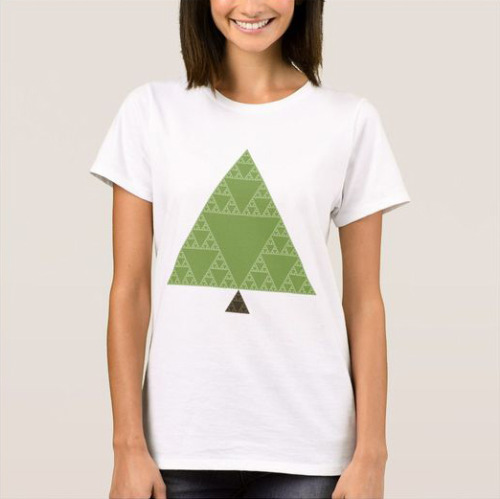 The holidays are here! Show your Christmas spirit with a Sierpinski Triangle Tree  from my