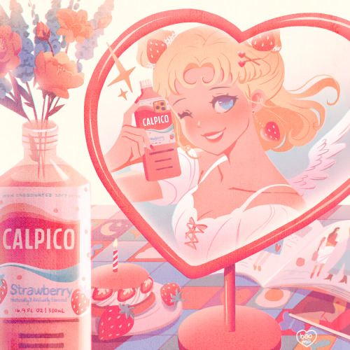 ’   ♡, Valentine x @CalpicoUsa  ♡ twitter | instagram | store ♡