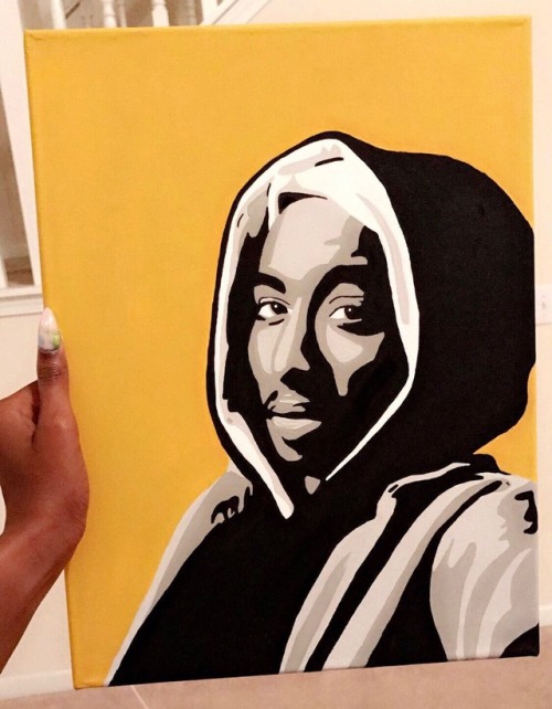 mrloveballad: Support black artists. Hit up @-lovemecrazyy for so dope ass art. She does customs too