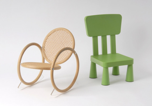 Children’s chairs: Heywood Brothers & Co, 1875/80, USA. Richard Sapper & Marco Zanuso, Chair