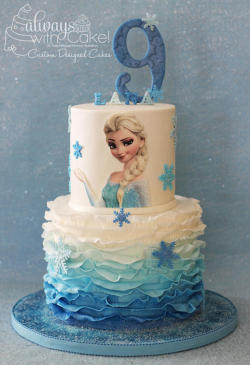 cakedecoratingtopcakes:  Frozen - Elsa Birthday