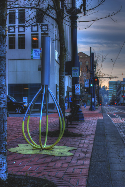 whisk bike rack at Saint Cupcake in SW Portland, Or.