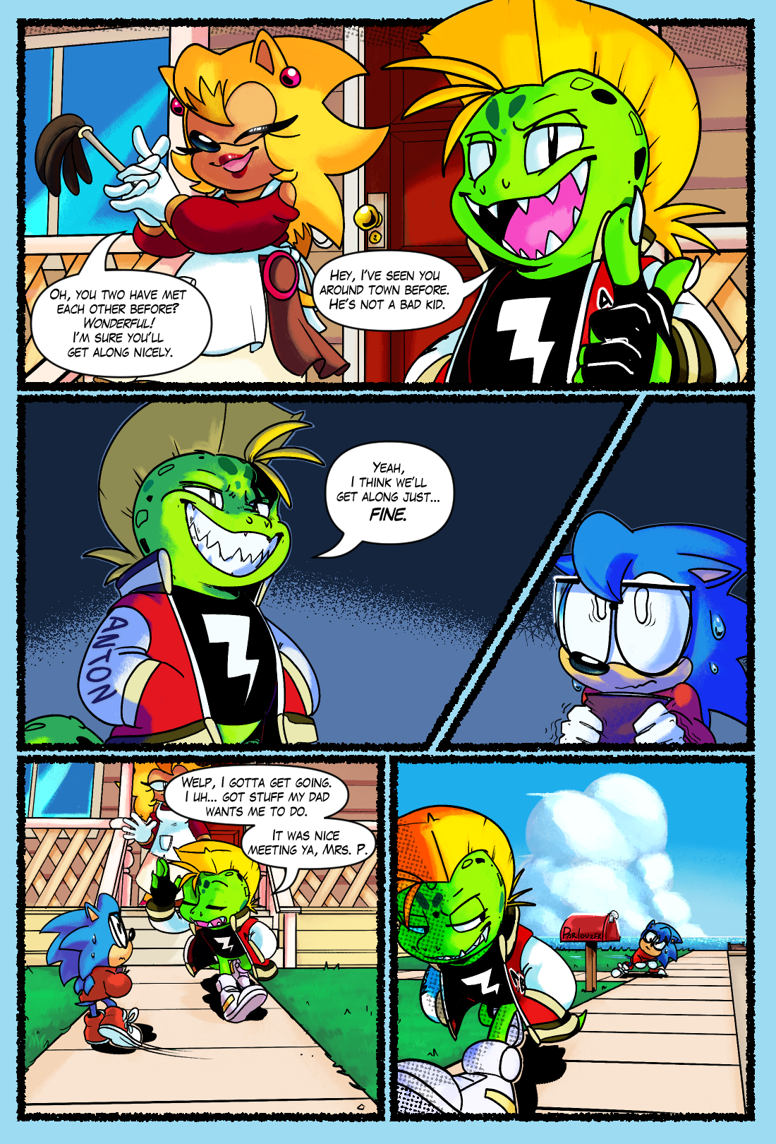 sonic's Family (manga version) by ArtisyOne : r/SonicTheHedgehog