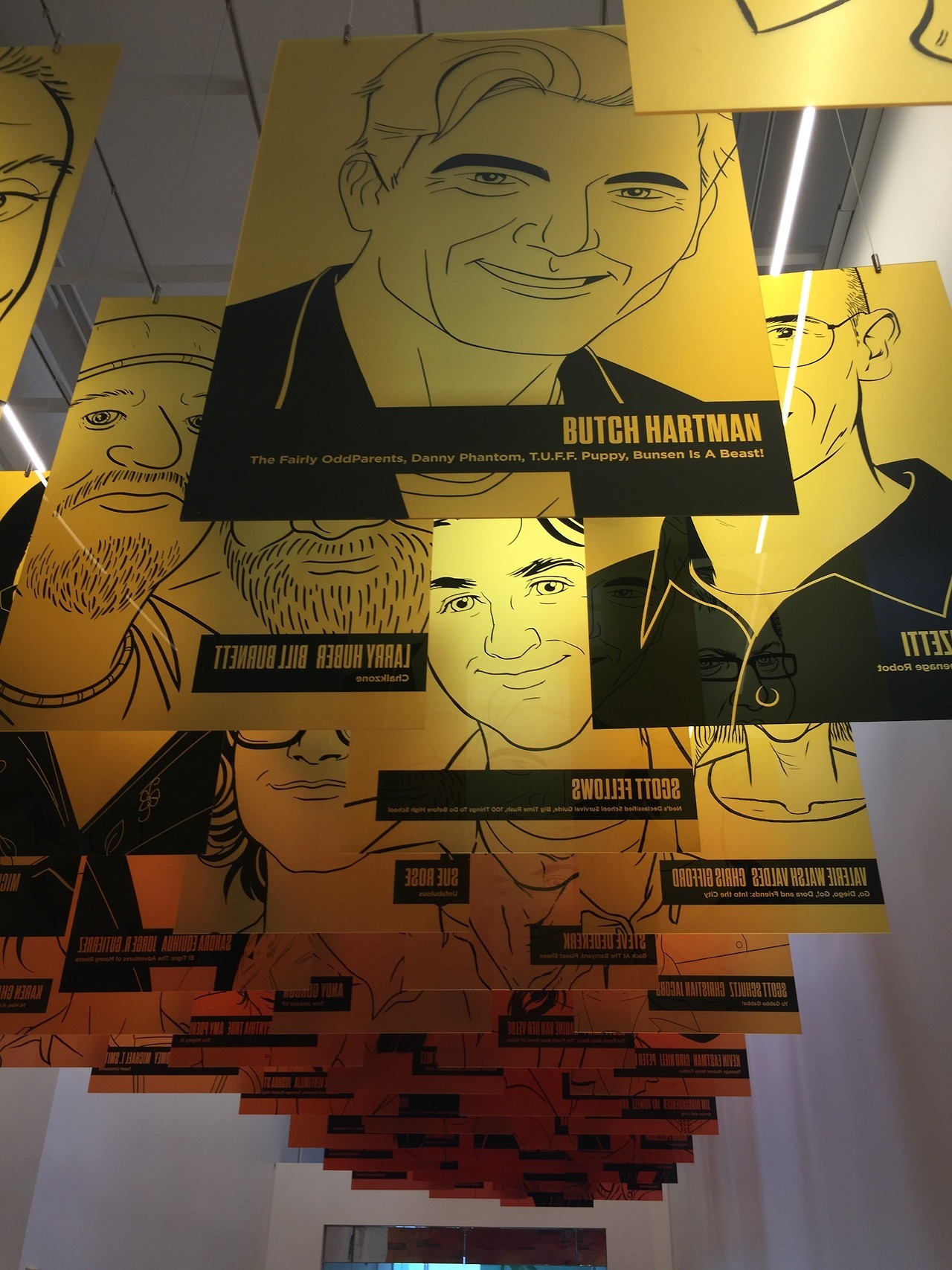 thesplatofficial: nickanimationstudio:  The new Creator Hall at Nick Burbank pays