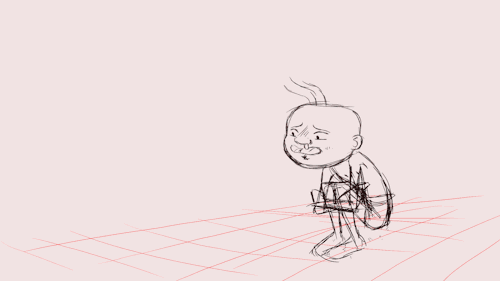 Some Animation Exercices I Did During My Internship, With Main Characters From Le Jour Des Corneilles