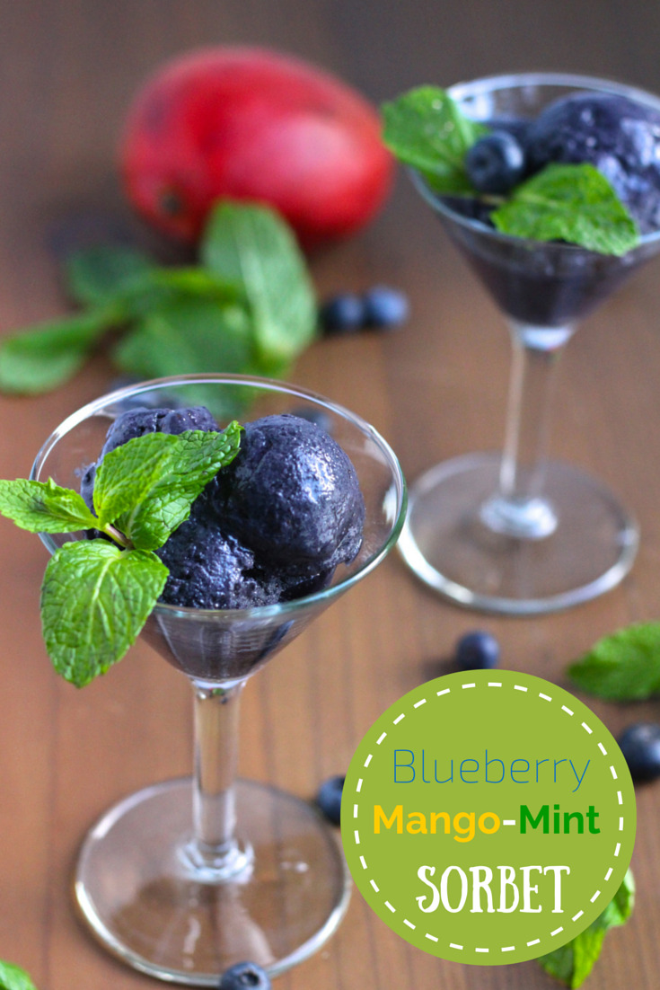 Blueberry Mango Mint Sorbet -
組み合わせからして美味しくないわけがない！