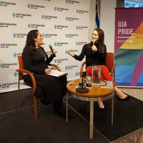 From this week’s amazing event with UJA women @ujafedny!

So grateful to everyone who made this - at capacity and overflowing - event possible. Especially @sashasalama for being in conversation with me ✡🏳️‍🌈❤

For those in Westchester, join me for another UJA Women event, this coming February 24th, at Larchmont Temple. (at UJA-Federation of New York)
https://www.instagram.com/p/B8evp8Bl0yZ/?igshid=1rehtzph2v659 