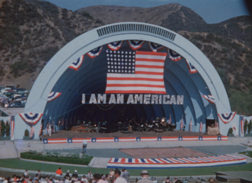 “I am an American Day” at Hollywood Bowl, September 20, 1953Images from Kodachrome 16mm film