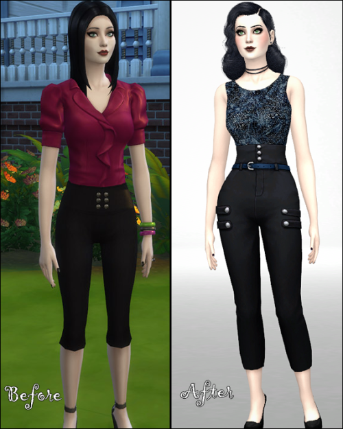 Before and After Rules: Update your oldest sim in your personal gallery and take a before and after 