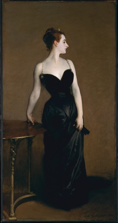 met-american-painting:Madame X (Madame Pierre Gautreau) by John Singer Sargent, American Paintings a