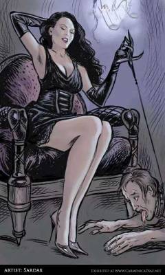 Femdom Humiliatrix Art By Sardax