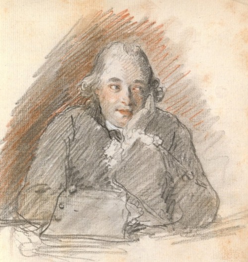 Seated at a Table, by Thomas Patch, 1760s