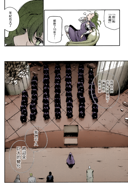 Tokyo Ghoul:RE Chapter 61 Aogiri meeting coloured.#MakeAogiriGreatAgain  ~~oh and kanekis friggin’ snake arm~~