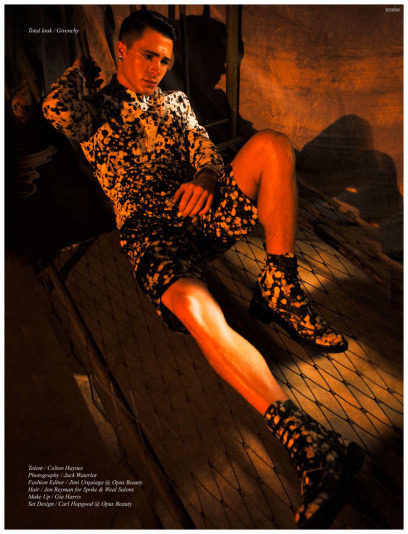 thecelebarchive:  Colton Haynes​ appears in a dark new fashion spread for Schön! magazine Photographed by Jack Waterlot.Pictures Gallery > http://bit.ly/tcacoltonhaynes