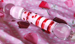 Pinkkittenprincess:  The Cherry Delight By A Touch Of Glass Is My First Glass Dildo,