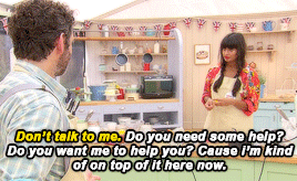 captaincrowley:michael sheen being chaotic on the great comic relief bake off (part 1)