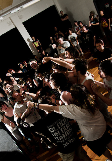 tedi0us:  arcesxc:  Stick To Your Guns by BENCLEMENTPHOTO on Flickr.   is this pheonix youth centre? because if its not it looks hella like it  Boys, Music, Life