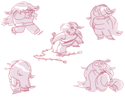 bigfatbugbites:  plugged in my tablet for the first time in a LONG ASS WHILE and drew some amethysts heyobonus