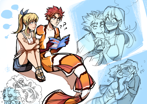 As Promised - A Mini Pack Of Sketches With Clownfish Natsu