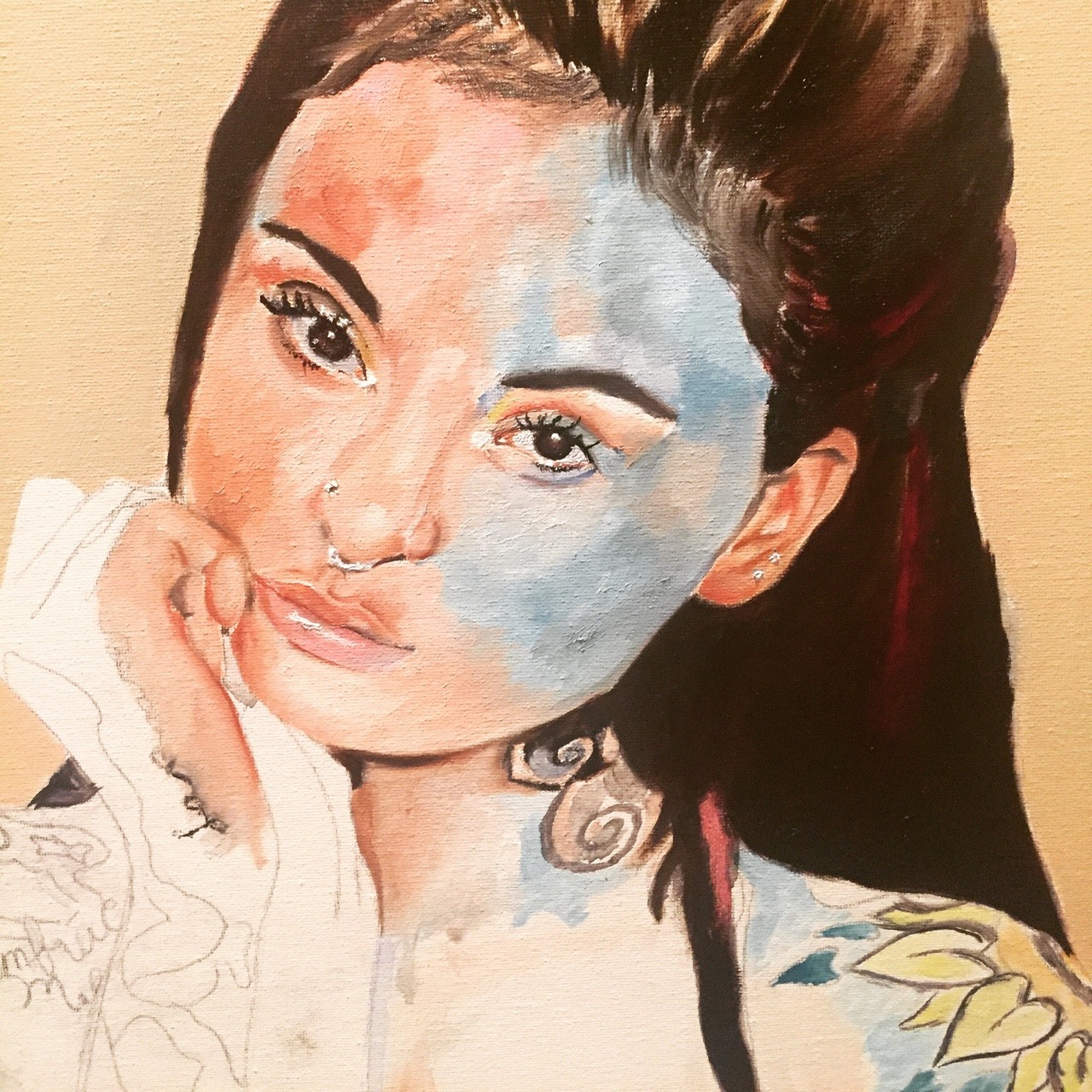 tirahmasu:  all of my paintings I’ve done for this month