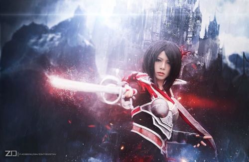 league-of-legends-sexy-girls: Fiora Cosplay