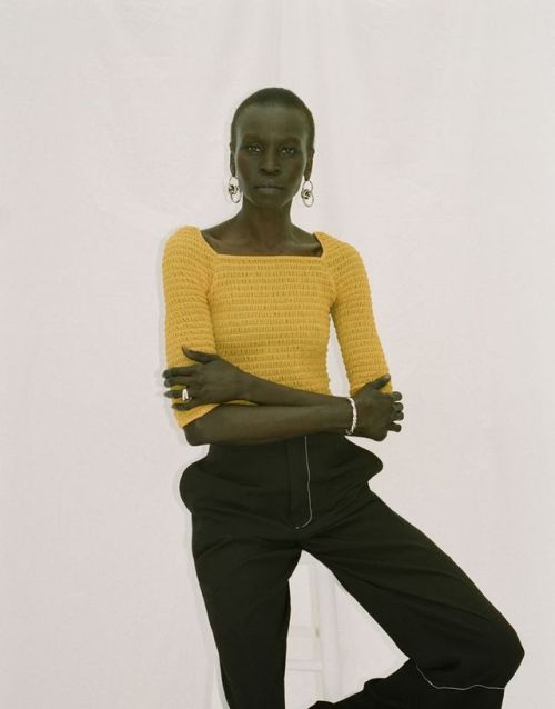 ‘Stay Golden, Be Real’  Alek Wek by Bec Parsons for Love Want Magazine Fall 2018