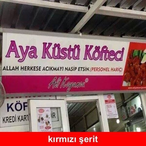 Aya Kistů Köfted
ALLAH...