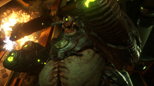 gamefreaksnz:   					Doom: New footage and screens from E3					id Software, the game studio that helped define the first-person  shooter genre, has a new interpretation of its classic demon-filled  action game in the works.Catch the new E3 footage here.