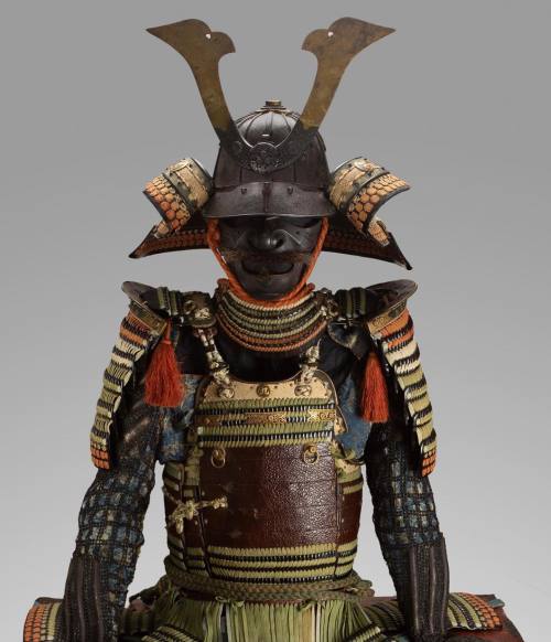 thekimonogallery: Gomai-dō tosei gusoku with “Kyu” kamon, Mid Edo period, 18th century