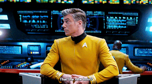 ansonmountdaily:Pike, Spock and Number One in Star Trek: Discovery - Short Treks episode “Q&am