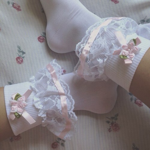 Adorable - perfect for a sissy to couple with a pair of low-heeled, patent leather, Mary Jane pumps.