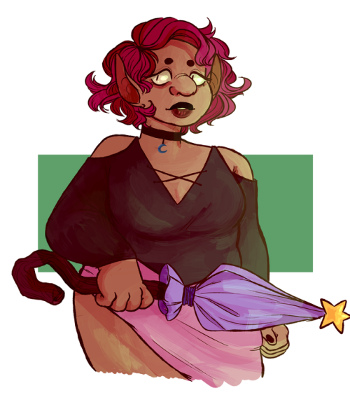 payasitos:heres a colored doodl of lup fnally…commission info [image description: a drawing of Lup, 