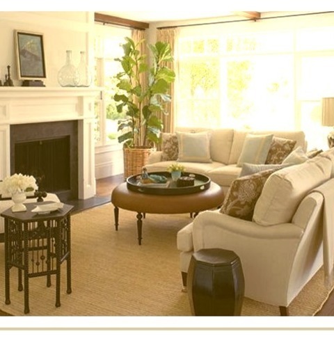 Traditional Living Room - Living Rooma Large, Formal Living Room With A Medium-tone Wood Floor, White
