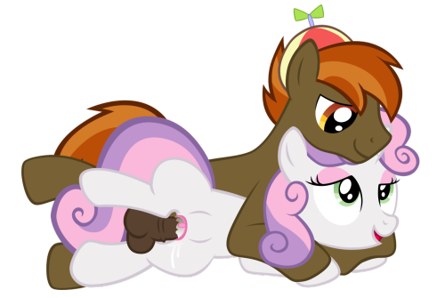 fluttershy-clop-blog:  Sweetie Belle x Button Mash (Requested)  FOCKING LOVES THIS ARTS 