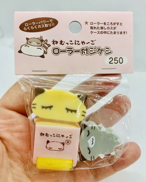 rainbowpollypocket:Vintage Sanrio Nyago Cat Erasers